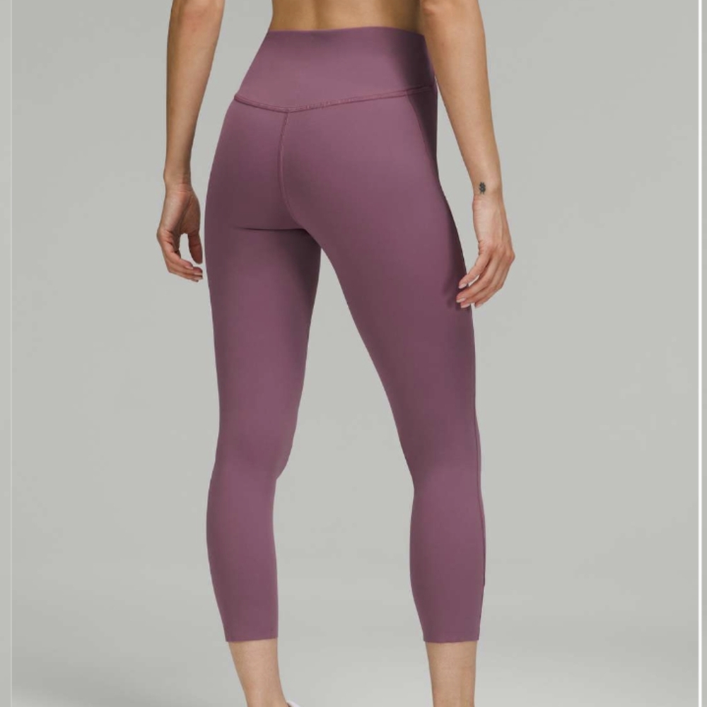 Lululemon Base Pace High-Rise Crop 23" Vintage Plum